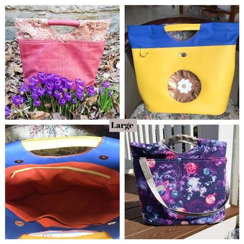 Unique Tote Bag Sewing PDF Pattern