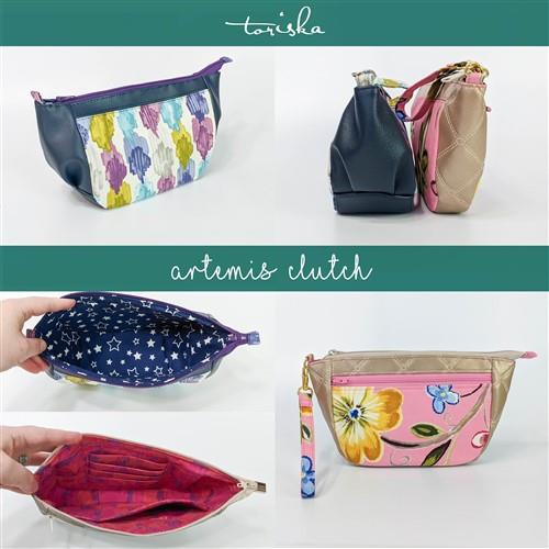 Artemis Clutch & Shoulder Bag Sewing PDF Pattern Bundle