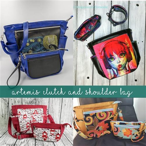 Artemis Clutch & Shoulder Bag Sewing PDF Pattern Bundle