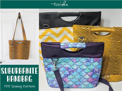 Unique Tote Bag Sewing PDF Pattern