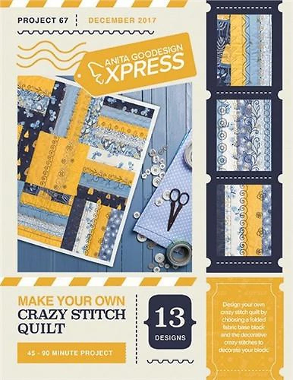 Anitas express make crazy stitch quilt