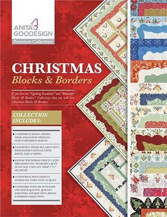 Christmas blocks borders