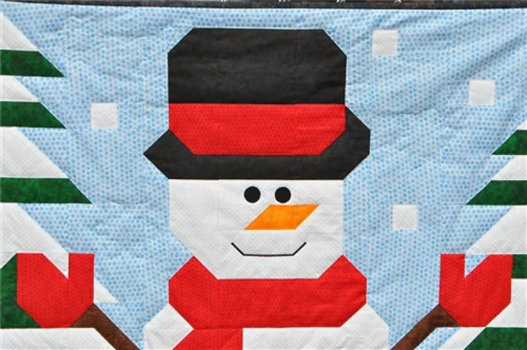 Frosty Friend Snowman Quilt Pattern