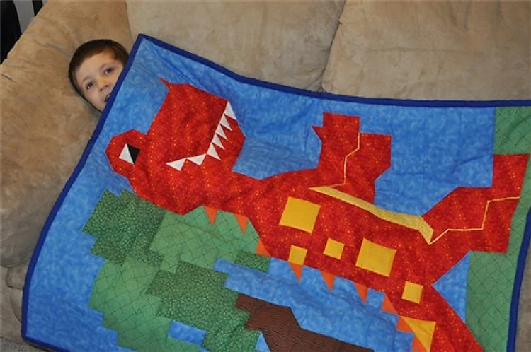 T-Rex Quilt Pattern