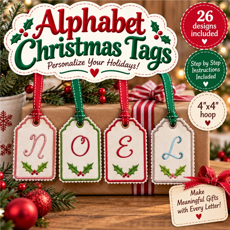 Christmas Tag Alpha