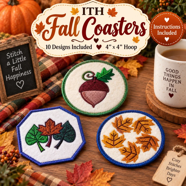 Fall Leaves Coasters