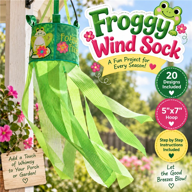 Frog Wind Sock