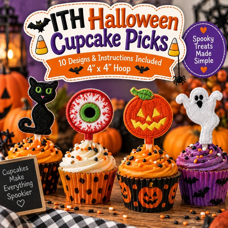 Halloween Cupcake Picks