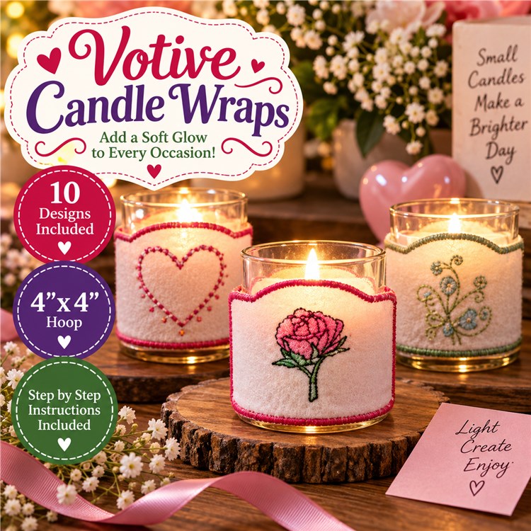 Votive Candle Wraps