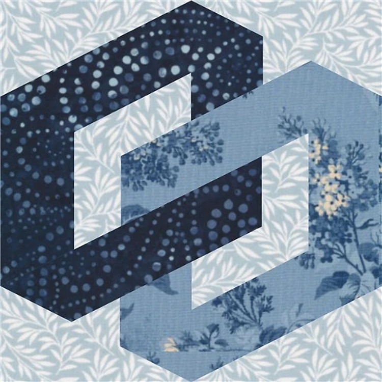 Chainlink Quilt Block FPP Pattern