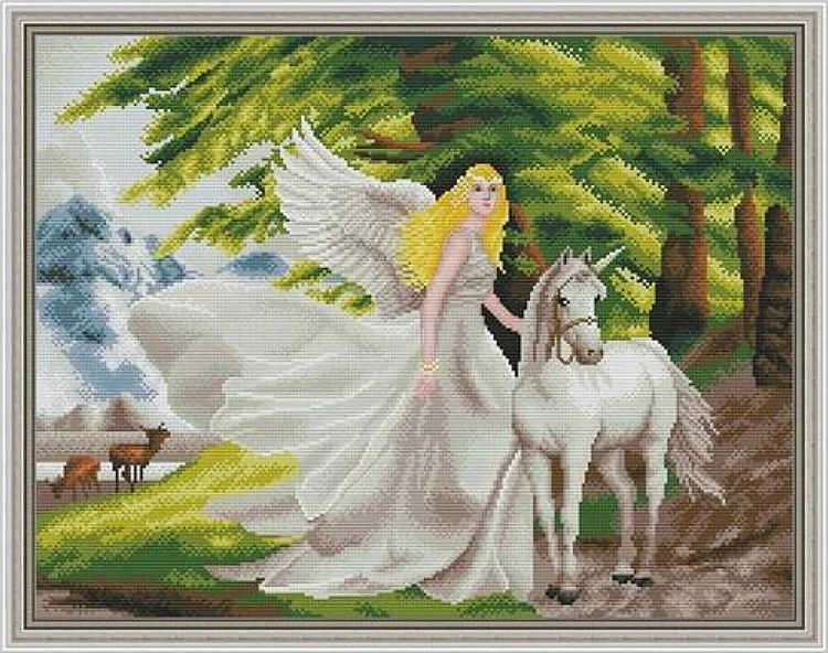 Elf Riding Unicorn PDF Sewing Pattern