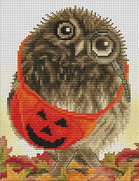 Owl In Halloween PDF Sewing Pattern