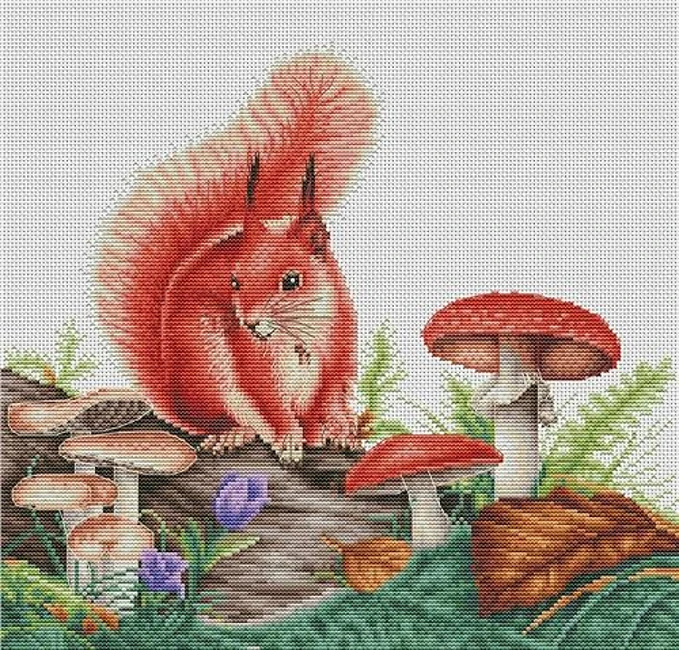 Red Squirrel PDF Sewing Pattern