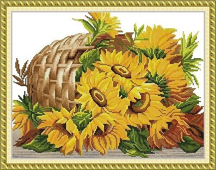 Sunflower Basket PDF Sewing Pattern
