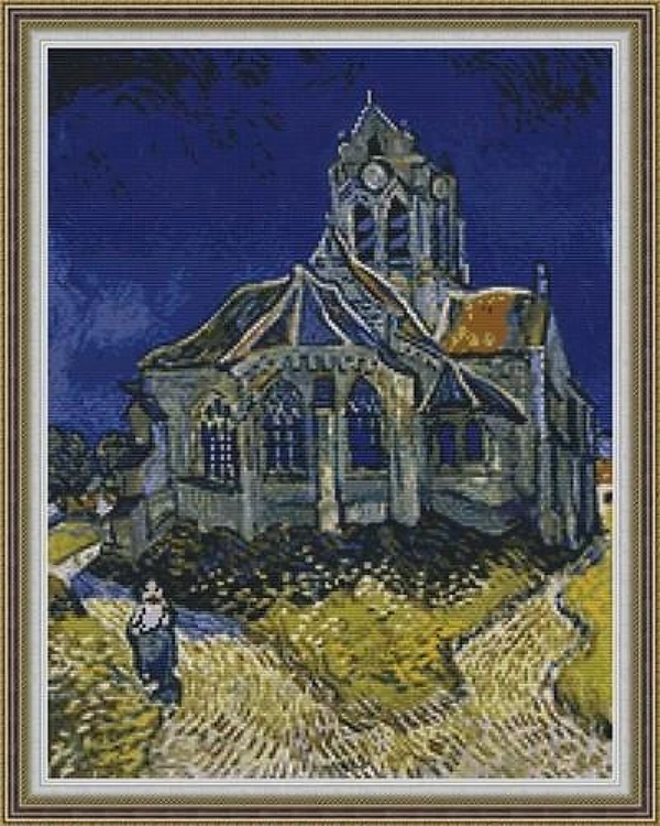 Van Gogh Church PDF Sewing Pattern