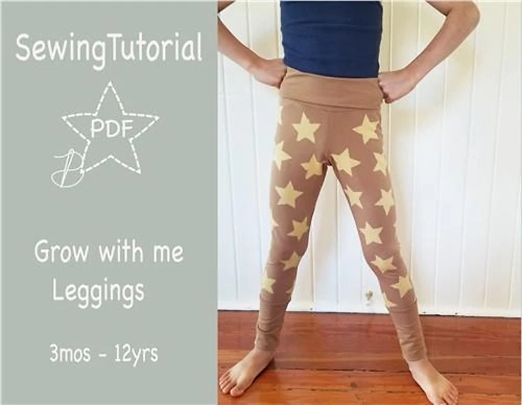 Grow With Me Leggings Sewing Pattern