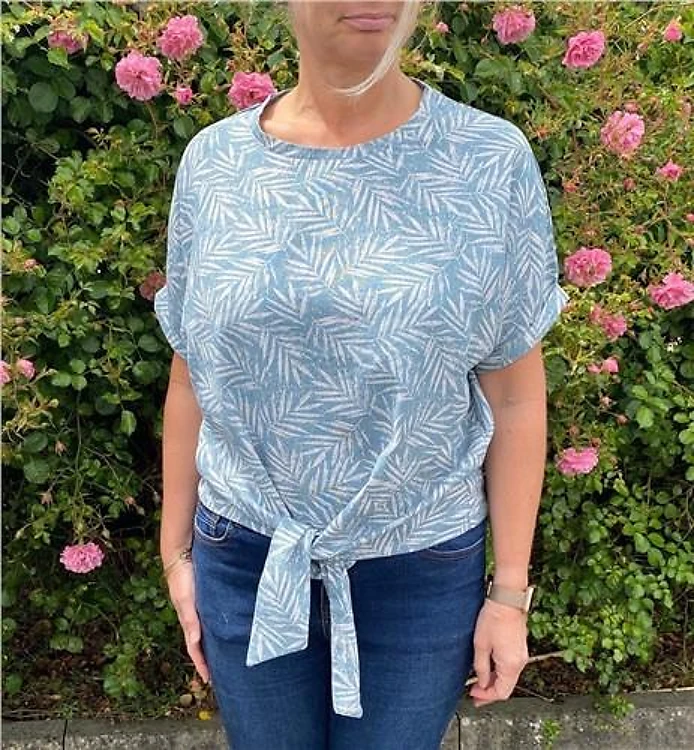 Sophia Tie Front Bow Top - Uk sizes 10-28 Clothing PDF Patterns