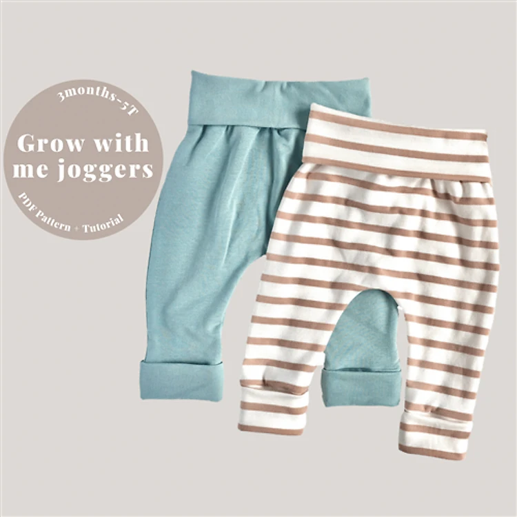 Baby Grow With Me Joggers PDF Sewing Pattern
