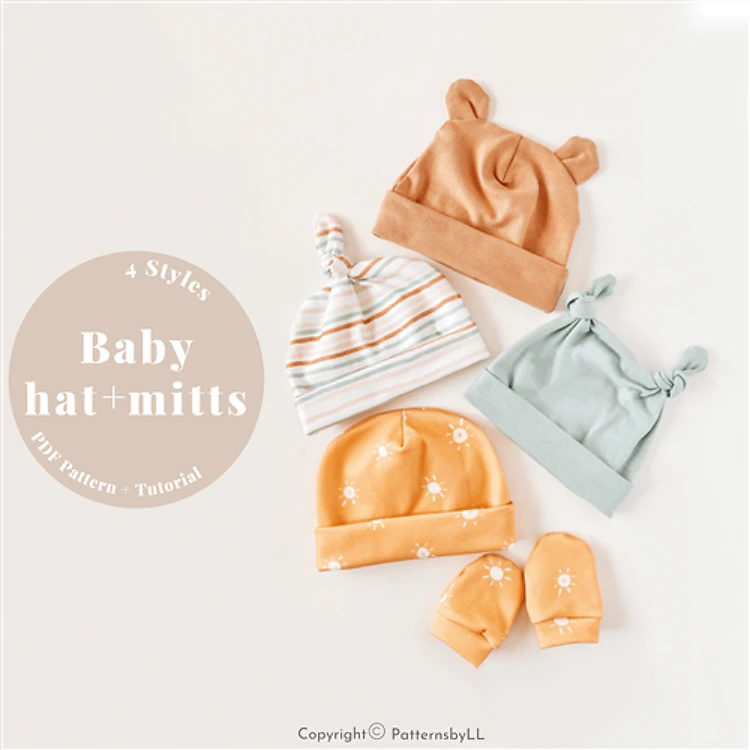 Baby Hats PDF Sewing Pattern