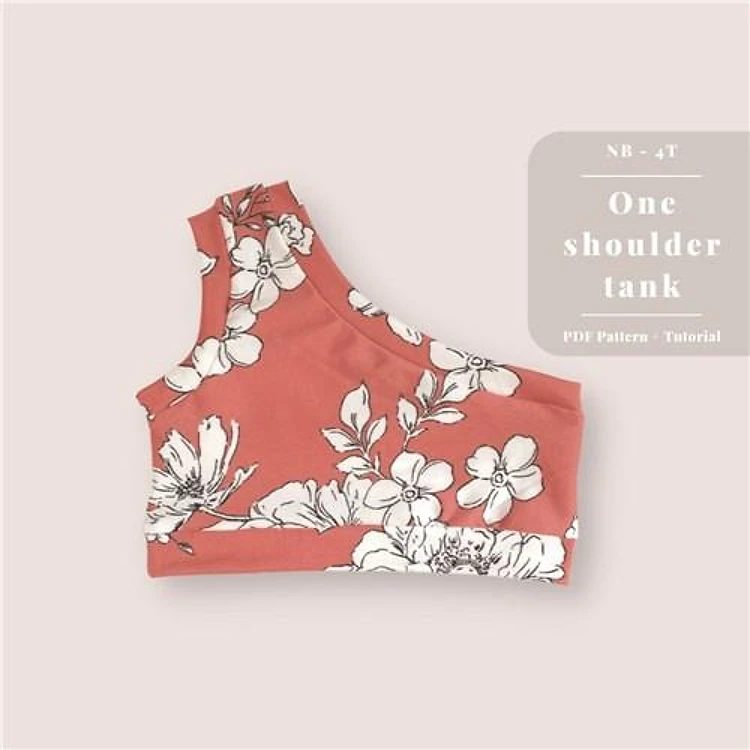 One Shoulder Tank Sewing Pattern
