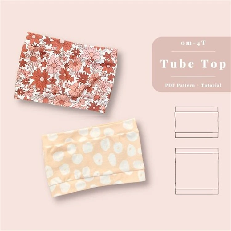 Baby Tube Top PDF Clothing Pattern