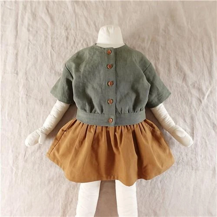 Girl Skirt & Top PDF Sewing Pattern