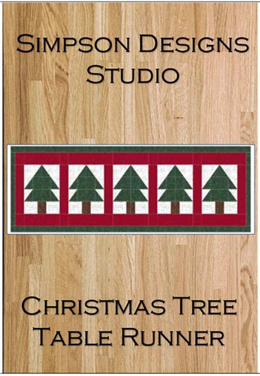 Christmas Tree Table Runner PDF Sewing Pattern