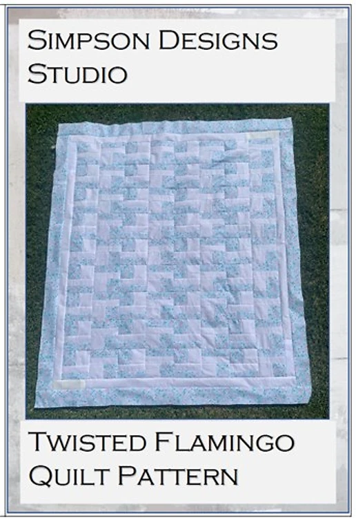 Twisted Flamingo Quilt Pattern PDF