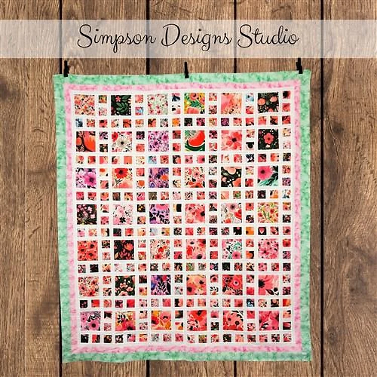 Boxed In Quilt Pattern PDF by Simpson Designs Studio