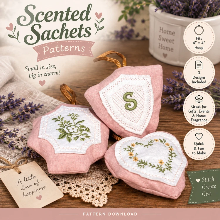 Scented Sachets Patterns