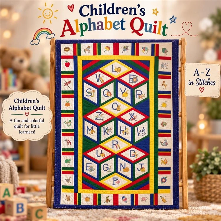 Childrens Alphabet Quilt