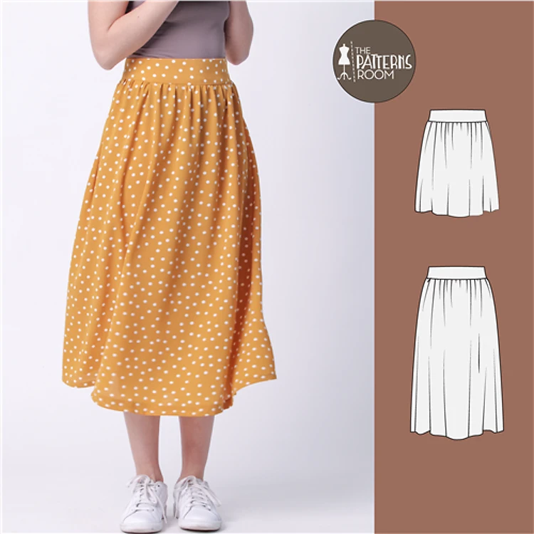 Calia Skirt - Sizes 10-18 Clothing PDF Pattern