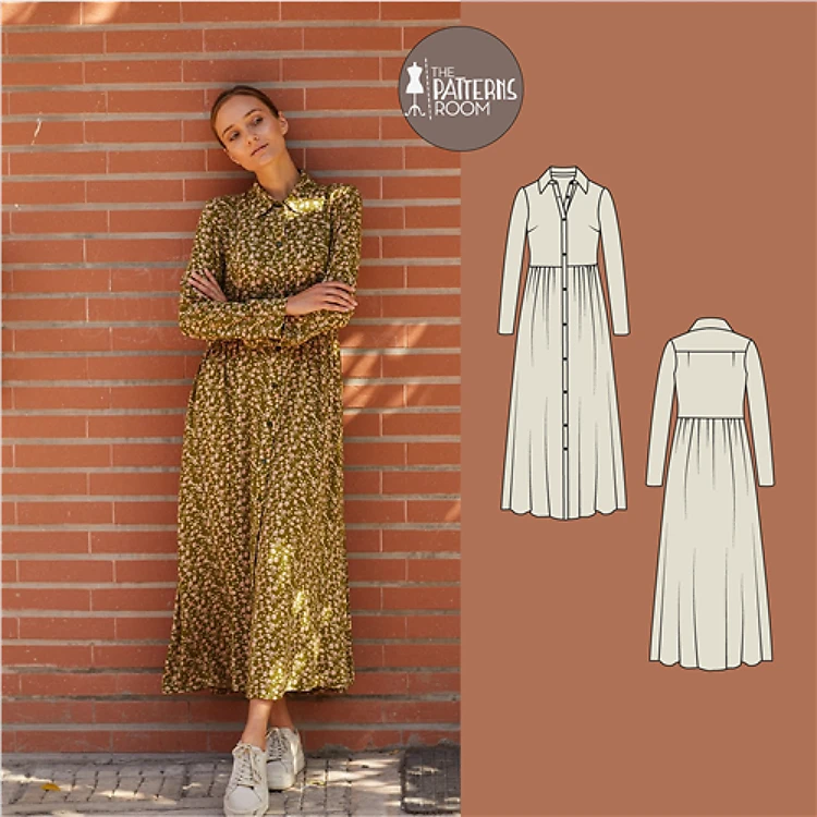 Ira Dress- Sizes 10-18 Clothing PDF Pattern