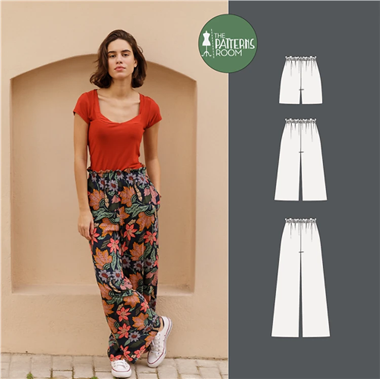 Margi Pants & Shorts- Sizes 10-18 Clothing PDF Pattern