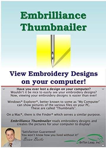 Embrilliance Thumbnailer Software - Instant Download