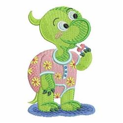 detailed pajama machine embroidery pattern - Animals In Pajamas 2 for decorative pillow covers