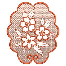 Embrose Design Heirloom Embossed Embroidery Design | EmbroideryDesigns.com