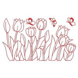 Tulip PDF Hand Embroidery Pattern – Peony Patterns