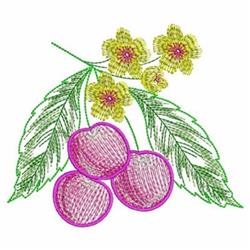leaf detailed machine embroidery - Apple Blossoms perfect for decorative pillow covers