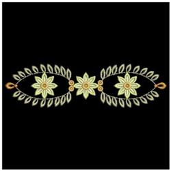 Artistic Borders 4 - 4x4 border beginner-friendly embroidery design for decorative pillow covers