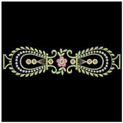Artistic Borders 4 - 4x4 border beginner-friendly embroidery design for festive table runners