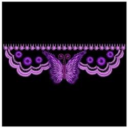 Artistic Borders - 4x4 butterfly beginner-friendly embroidery design for Table Linens