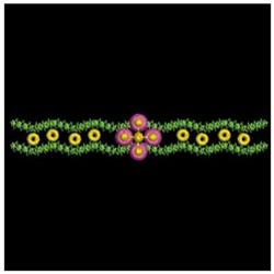 leaf quick stitch machine embroidery - Artistic Borders for decorative pillow covers