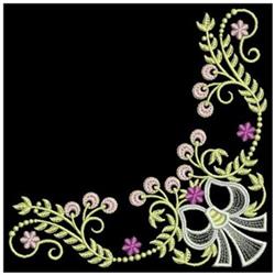 Artistic Corners - 4x4 corner detailed embroidery design for decorative pillow covers