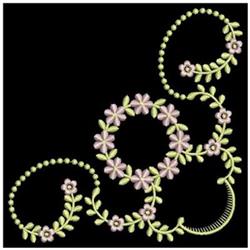 beginner-friendly corner machine embroidery pattern - Artistic Corners for Tablecloth Borders
