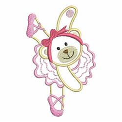 bear beginner-friendly machine embroidery - Ballet Pose Bear for Baby Gift Sets