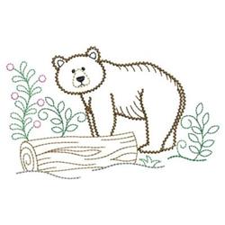 Bear Outline - 4x4 bear beginner-friendly embroidery design for cute baby onesies