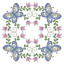 detailed butterfly machine embroidery pattern - Butterfly Circle for Home Textiles
