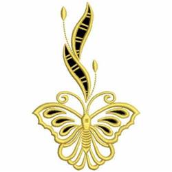 Butterfly Cutwork - 4x4 butterfly beginner-friendly embroidery design for kitchen aprons