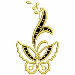 butterfly beginner-friendly machine embroidery - Butterfly Cutwork for reusable tote bags